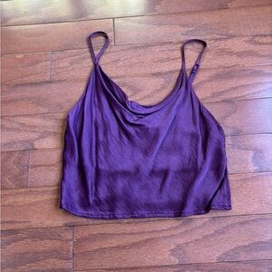 Zara Deep Purple Camisole Top